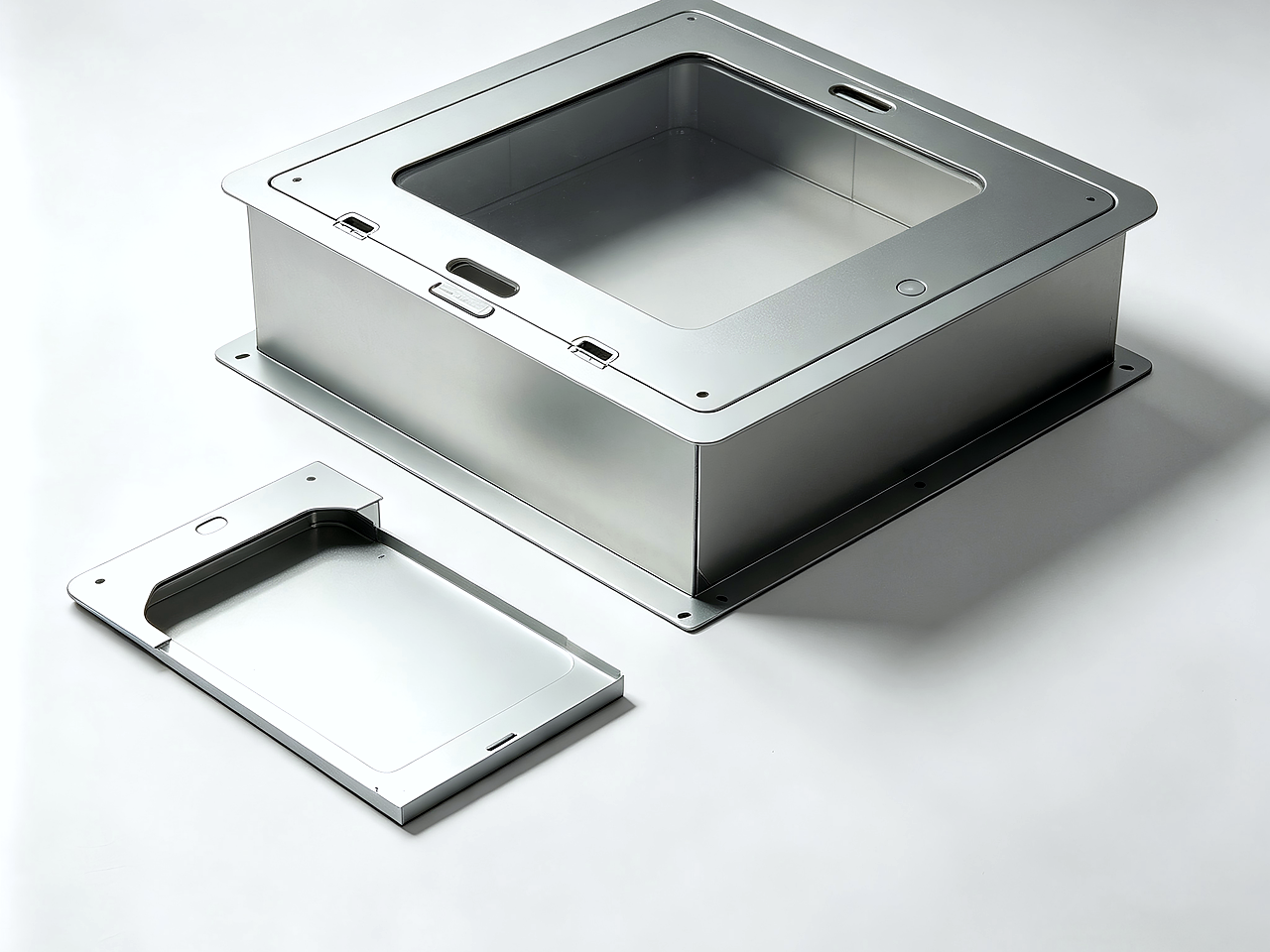 Precision sheet metal instrument enclosure